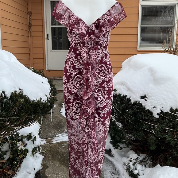 NWT WAYF sexy lace gown XL - Picture 4 of 13